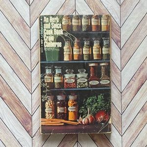 1965 Vintage Paperback Book An Herb and Spice Cook Book Craig Claiborne Recipes